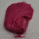 ColorGround Long Straight Hot Pink Cosplay Wig with 2 Ponytails for Women Halloween Party Costume