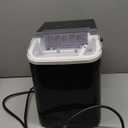DUMOS Ice Maker Countertop Ice Machine Compact Size with Handle, 26lbs in 24Hrs, Black
