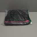 Large School Backpacks with Mesh Side Pockets  Classic 19 Inch Solid Color Backpacks for Kids, Men, Women, Travel (Black & Pink)