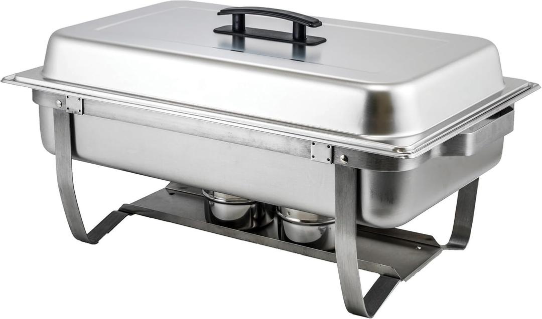 Winco Classic Chafer with Folding Stand, 8 Quart
