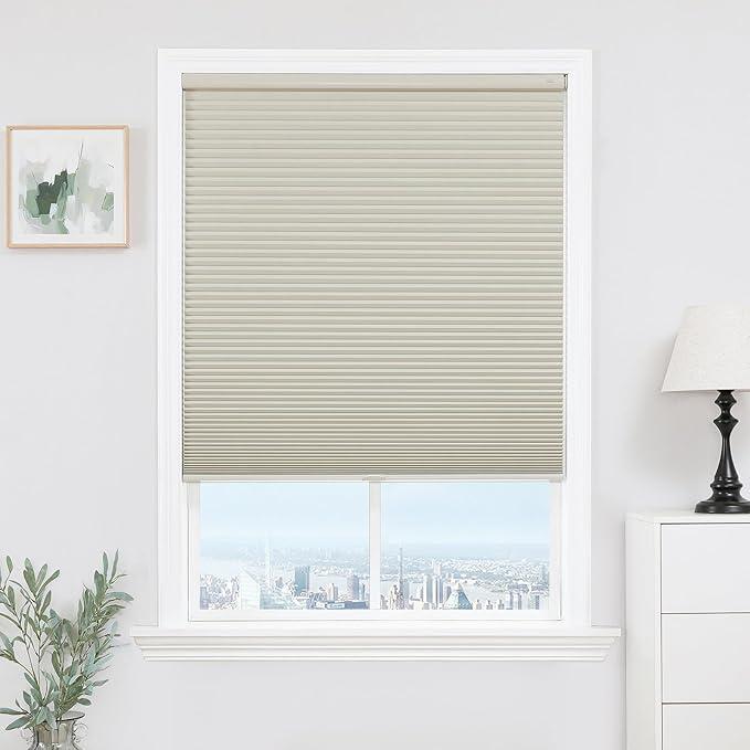 Joydeco Cellular Shades Cordless, Blackout Shades Cellular Blinds for Indoor Windows, Blackout Blinds Window Shades for Thermal Insulated & Noise Reduction (29" W x 64" H)