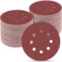 100 PCS 5 Inch Sanding Discs 220 Grit, Round Hook and Loop Sandpaper for Random Orbital Sander