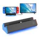 iPLYGAM Switch Dock for Nintendo Switch1/OLED, Portable Switch Docking Station with 4K HDMI/USB Port/Type Port, Replacement for Nintendo Dock Charging Stand (NO Cable Included)