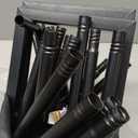 8.2 FT Wedding Arch Rectangle Stand Square Backdrop Stand , Extra Clamps to Table Rod Stand, Adjustable Photo Booth Background Kit, Balloon Arch Stand For Valentines Day Birthday Baby Shower Decor (Matte Black)