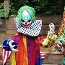 Haunted Hill Farm HHCLOWN-8FLSA Life-Size Clown Animatronic, Color 9