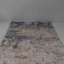 Art&Tuft Runner Rug 2'6x8' - Anti-Slip Backing Abstract Hallway Rug, Stain Resistant Kitchen Rugs, Foldable Machine Washable Area Rug(TPR18-Blue, 2'6x8')