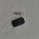 COMSOON Bluetooth Receiver for Car, Noise Cancelling 3.5mm AUX Bluetooth Car Adapter, Wireless Audio Receiver for Home Stereo/Wired Headphones, Hands-Free Call, 16H Battery Life - Black+Silver