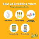 Scrub Daddy Scrub Mommy Sponges - Dish Scrubber + Non-Scratch Cleaning Sponges Kitchen, Bathroom + Multi-Surface Safe - Dual-Sided Dish Sponges for Scrubbing - Online Exclusive (3 Count)