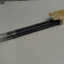 Rebar Stakes 36 inches 16-Pack Concrete Form Stakes Straight 3/8" Diameter Rebar Ground Metal Stakes for Landscaping, Securing Fence, Garden Plants Support, Survey Markers and Securing Trees (I Shape-Black)