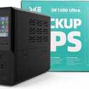 SKE 1500VA/900W Small UPS Battery Backup & Surge Protector for Computer UPS Uninterruptible Power Supply Phoenix VL1500