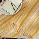 DII Braided Striped Throw, 50x60, Honey Gold