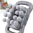 16-Head Massage Gun, Deep Tissue Percussion Massager with 9 Modes & 9 Intensities, 2600mAh Battery Back Bassager for Pain Relief Deep Tissue for Muscle Pain Relief in Back, Legs, Shoulders (Dark Gray)