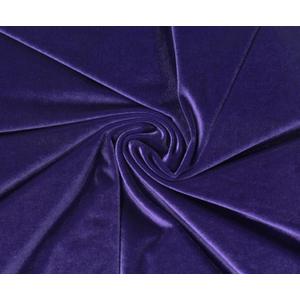 Stretch Velvet Fabric by The Yard - 58/60" Wide Soft Velvety Cloth for Sewing Dresses, Gowns, Upholstery, Costumes & DIY Crafts - 92% Polyester 8% Spandex - Ultra Purple Rain - 2 Yards