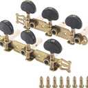 1Set Yootones Classical Guitar String Tuning Keys Pegs Guitar Machine Heads Tuning Key Pegs 3+3 Tuners(L&R) Compatible with Classical Guitar