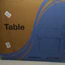 Flash Furniture Mindy Folding Kids Table with Vinyl Padded Top, Children's Square Activity Table for Daycare and Classrooms, Black