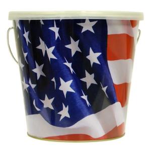 TIKI 1412122 Americana 16-Ounce Citronella USA Flag Bucket