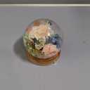Preserved Flowers, Unique Rose flower Gifts Preserved Flower Gifts in Glass Dome for Women, Mom, Girlfriend and wife,Home Decor Gifts for Birthday, Mothers Day, Anniversary, Christmas, Wedding. (Whitegreen)