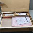 BIERUM Wooden Dollhouse for Girls, Large Pink Wooden Doll House with 39 Furniture Accessories, Elevator & Garage, 5 Rooms Modern Dollhouse for Toddlers, Pretend Play Toy Gift for Kids (Pink)