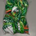 Wettarn 100 Pcs St. Patrick's Day Silicone Bracelet Bulk Rubber Wristbands St. Patricks Day Shamrock Ireland Bracelets Green for Ireland Party Supplies Gift