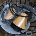 Black Pendant Light, 2 Packs 9.4inch Modern Pendant Lights, Farmhouse Pendant Light, Kitchen Pendant Lighting, Black Pendant Lights Kitchen Island for Living Room, Bar, Bedroom, Office