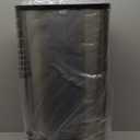 Amazon Basics Smudge Resistant Rectangular Trash Can With Soft-Close Foot Pedal, Brushed Stainless Steel, 30 litre/7.9 Gallon, Satin Nickel Finish, 13.8"L x 11.8"W x 25"H