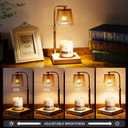 Candle Warmer Lamp with Timer, Height Adjustable Dimmable Wax Melts Warmer for Jar Candles, House Warming Home Decor Christmas Birthday Gifts for Women Mom