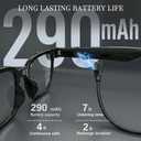 EarlySincere AI Smart Glasses with 4K Camera & ChatGPT, Photochromic Transition Lenses + Extra Blue Light, Real-time Translator & Meeting Minutes, Voice Control Smart Wearable