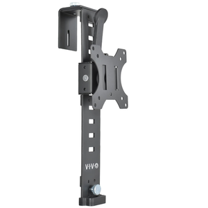 VIVO Black Office Cubicle Bracket VESA Monitor Mount Stand Hanger Attachment Adjustable Clamp for 17 to 32 inch Screen (Mount-CUB1)