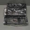 Magnetic Spice Rack Organizer for Fridge Seasoning Organizer for Kitchen storage with Screw Magnetic Shelf with Hook for Refrigerator and Oven (6pack-Black)