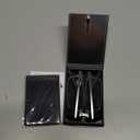 Missfive Premium Folding Reading Glasses Blue Light Blocking for Men Women, Ultra Thin Foldable Portable Travel Readers with Durable Pocket Metal Case, Black Lightweight Compact Eyewear 1.5x