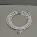 InstallerParts Ethernet Cable CAT6A Cable UTP Booted 20 FT - White - Professional Series - 10Gigabit/Sec Network/High Speed Internet Cable, 550MHZ