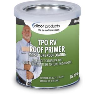 Dicor RP-TPR-Q TPO Roof Primer - 1 Quart | Adhesion Promoter for Silicone Coating