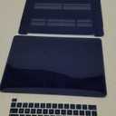 IBENZER Compatible with MacBook Pro 16 Inch Case A2141 Release 2020 2019, Hard Shell Case with Keyboard Cover & Type C Adapter for Old Version Mac Pro 16, Navy Blue, T16NYBL+1TC