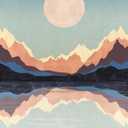 Peak in Reflection  | Woven Blank