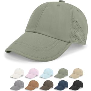Rosoz Unisex Classic Baseball Cap Vintage UPF 50+ Soft Unstructured Adjustable Foldable Travel Men Women Dad Hat