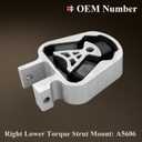 Engine Motor Mount & Trans Mount Replacement for 2013 2014 2015 2016 2017 Ford Fusion 2.0L Turbo; 2013 2014 2015 2016 Lincoln MKZ 2.0L Turbo, Engine Mount Set of 3 Replaces OE# A5606 DP5Z6068A