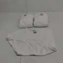 Hanes Men's Cotton, Moisture-Wicking Crew Tee Undershirts, Multi-Packs (Large, White - 12 Pack)