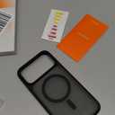 TORRAS Stronger Magnetic & Shockproof for iPhone 17 Pro Max Case, Fit for MagSafe, Military Grade Drop Protection, Camera Control, DIY Button, Slim for iPhone 17 Pro Max Case Translucent Matte Black