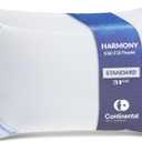 Continental Bedding Harmony White Goose Down Sleeping Bed Pillow, Queen (Pack of 2), 2 Count
