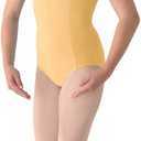 Mirella Girl's Princess Seam V-Front Camisole Dance Leotard