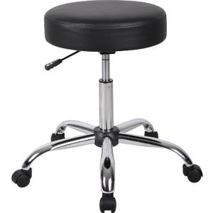 Boss Office Products Be Well Medical Spa Stool in Black (Black)