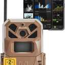 Moultrie Edge 2 Cellular Trail Camera - Auto Connect Nationwide 4G LTE - On Demand 36MP Photo - 1080P Video with HD Audio - 100 Ft Detection Range - Low Glow Flash