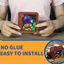 Music Park 3D Wooden Puzzles for Adults Halloween Crafts Haunted Spooky Puzzle Night Light Model Kits to Build Gift for Party and Home Decorations