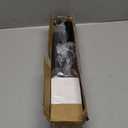 Matte Black Shower Curtain Rod,1 Inch Diameter Stainless Steel Adjustable Spring Tension Rods 32 to 80",with Holders,Anti-Slip,Curtain Rods No Drilling(1 Pack)