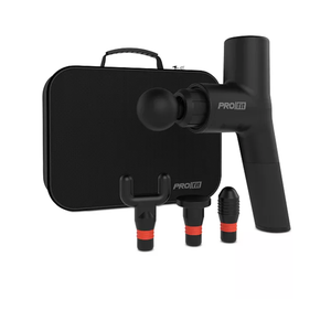 PROfit Percussion Muscle Massage Gun, Rechargeable Deep Tissue Full-Body Massager with Multiple Attachments