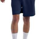 Hanes Men's Jersey Pocket Short (Medium, Navy)