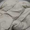 Bedsure Oversized King Comforter Set, Prewashed Bedding Cream
3-Piece, 120"x98", GentleSoft, Built to last, all season, bedding, comforter set, warm yet light, gift choice, OEKO-TEX