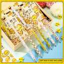 24 Sets Positive Affirmation Gift Bulk Include Happy Eternal Smile Pencil Yellow Smile Face Eraser Happy to See You Bookmark Card Inspirational Gift for Student Team Teacher Valentines