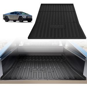 LASFIT Premium Extra Thick Truck Bed Mat for Tesla Cybertruck 2023-2026 Base/Cyberbeast 6FT Car Bed Liner Cybertruck Accessories | Custom Fit TPE All Weather Pickup Rear Trunk Cargo Mat, Black