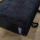 Pull Out Sleeper Sofa with Storage, 77" L-Shaped Convertible Couch Bed in Soft Corduroy for Small Living Room & Apartment, Reversible Sectional Sofa with Storage Chaise, Black